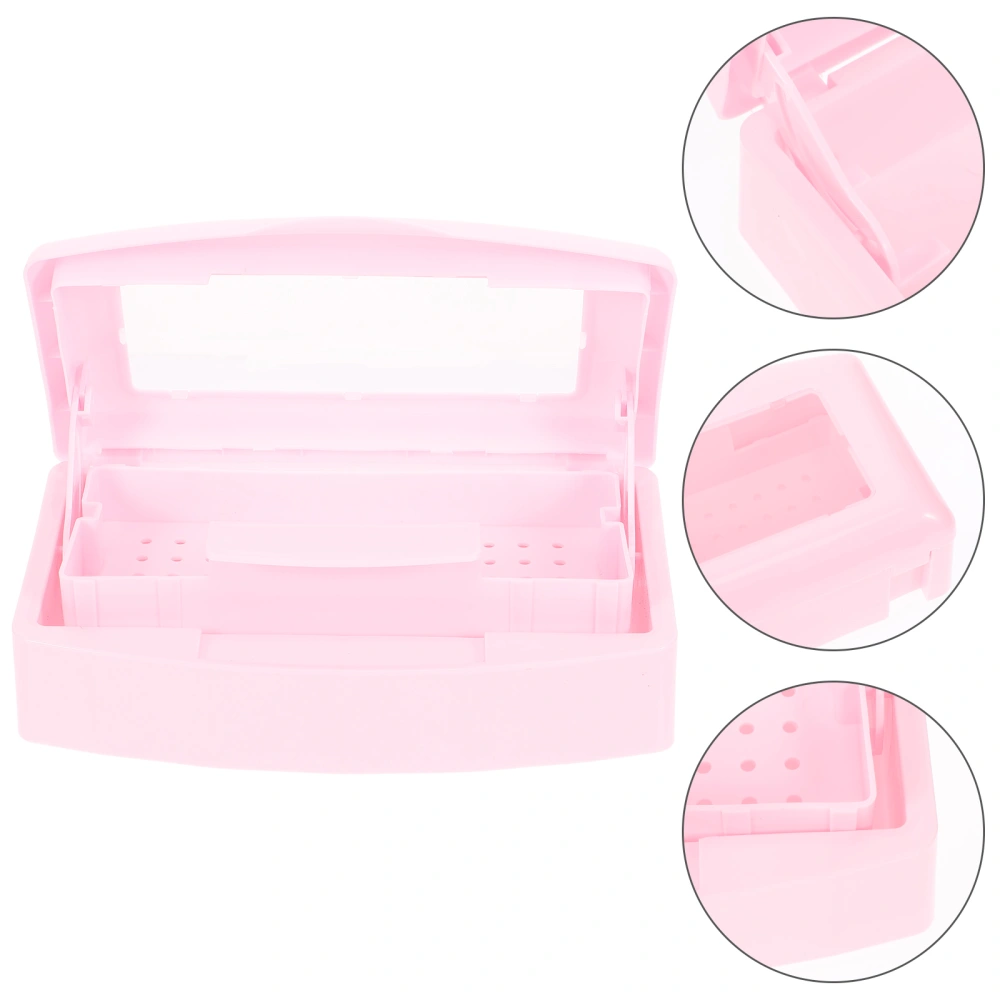 Manicure Sterilizing Box Nail Art Tools Sterilizing Tray Nail Clipper Sterilizer Tray Storage Case for Sterilizing