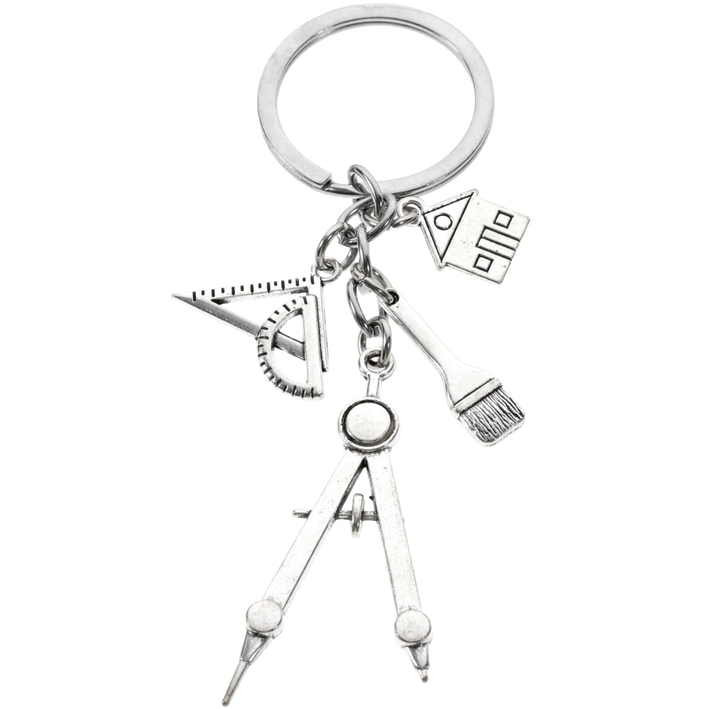 Architect Keychain Decorative Keychain Architectural Engineer Keychain Handbag Charm