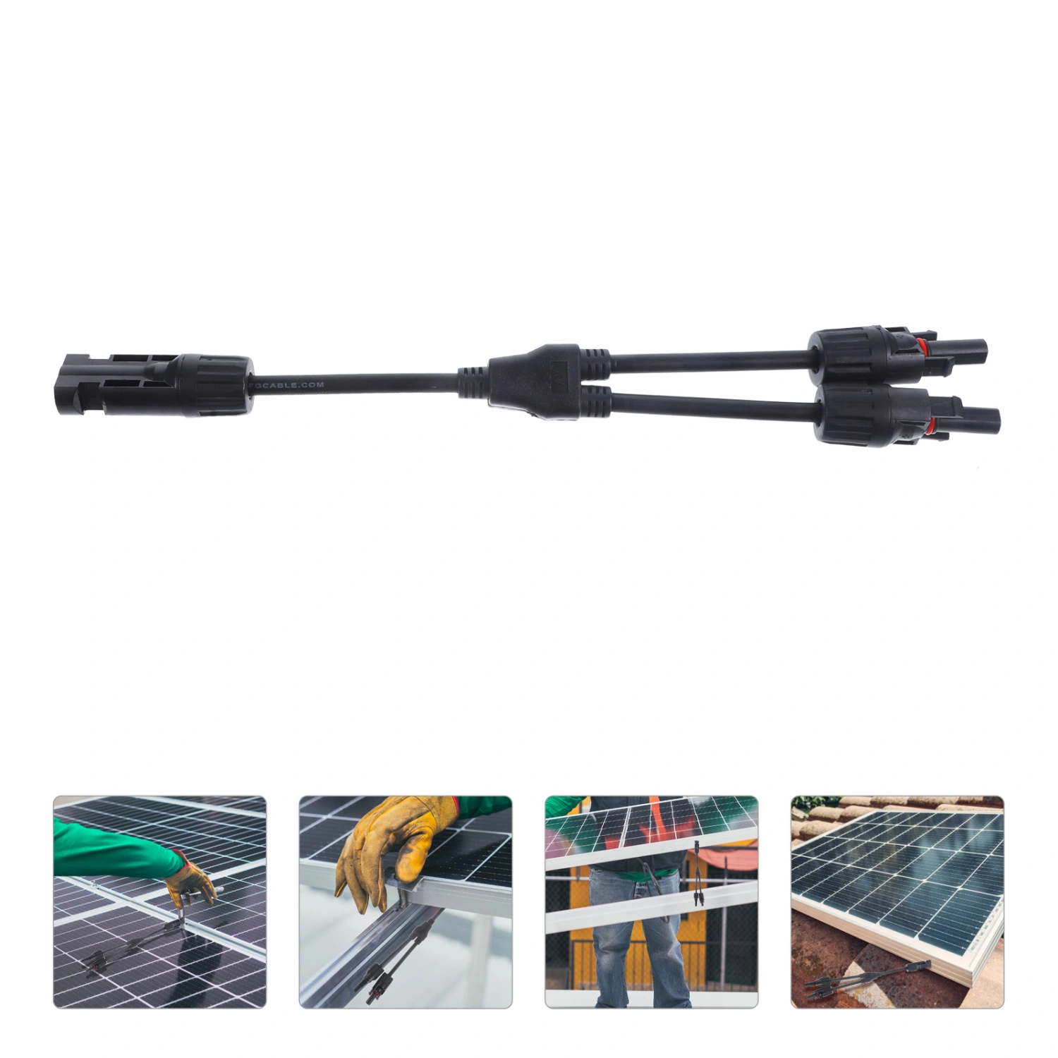 Solar Panel Cable Solar Panel Y Branch Cable Splitter For Car Rv Solar Panel