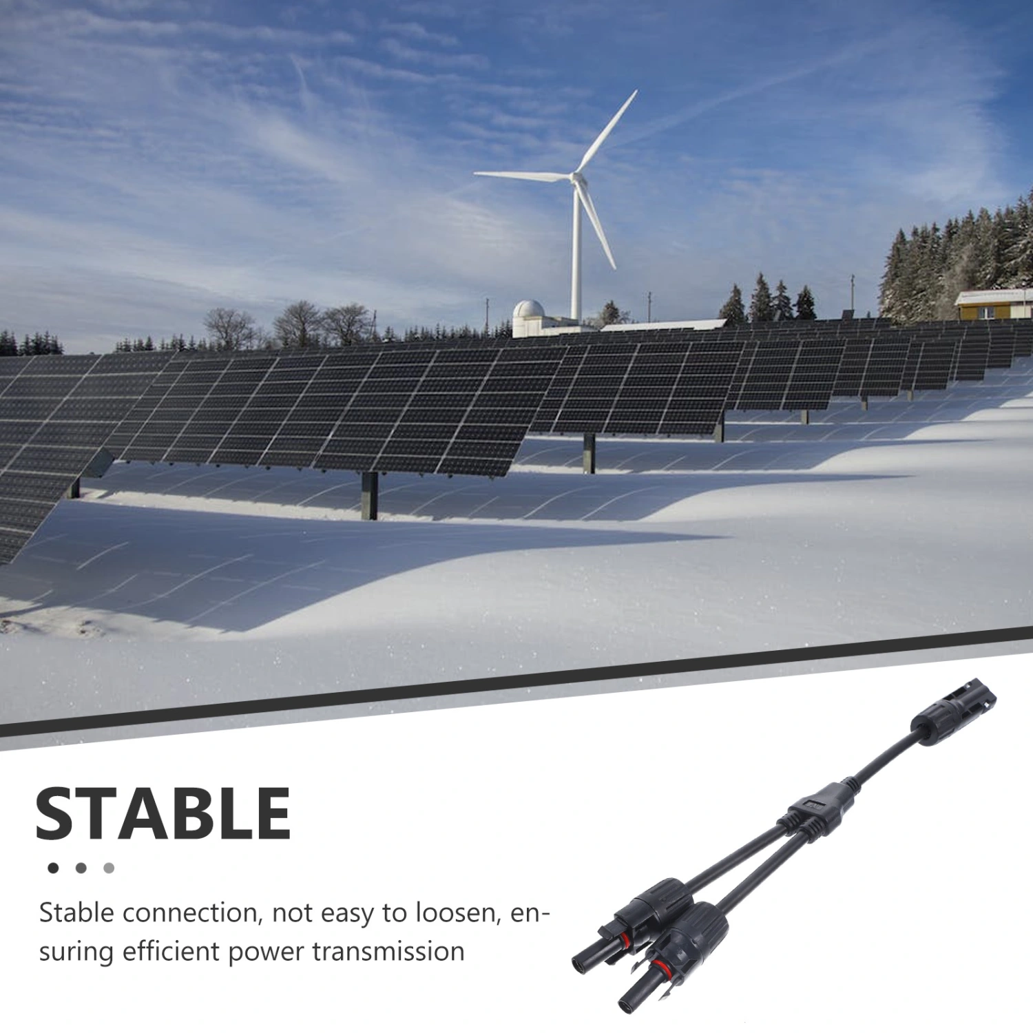 Solar Panel Cable Solar Panel Y Branch Cable Splitter For Car Rv Solar Panel