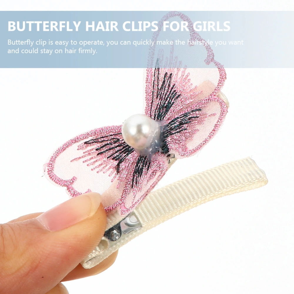 10pcs Butterfly Hair Clips Decorative Hair Clips Beautiful Butterflies Hair Accessories