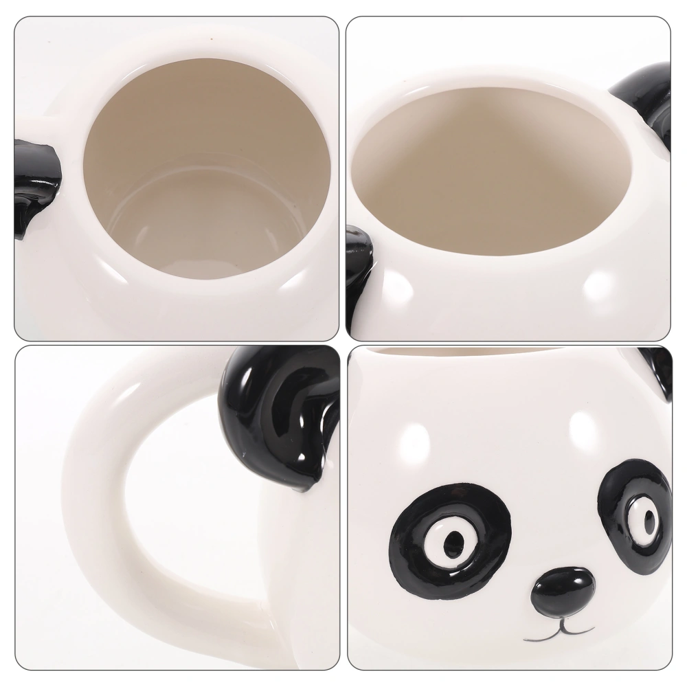 Lovely Panda Mug Ceramic Coffee Mug Cartoon Animal Water Cup With Handle Household Mug