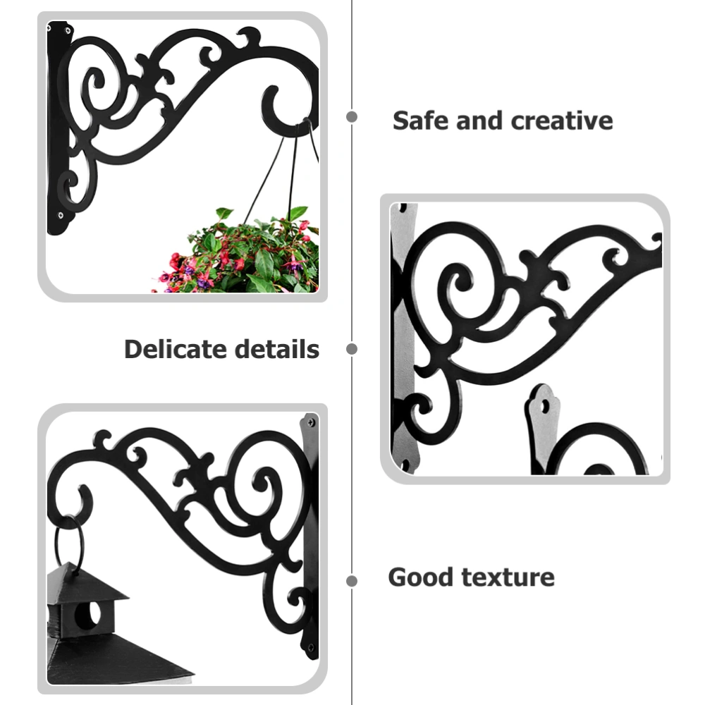 Wall Mounted Hanging Basket Bracket Wall Planter Hook Plant Hanging Hook Wall Bracket