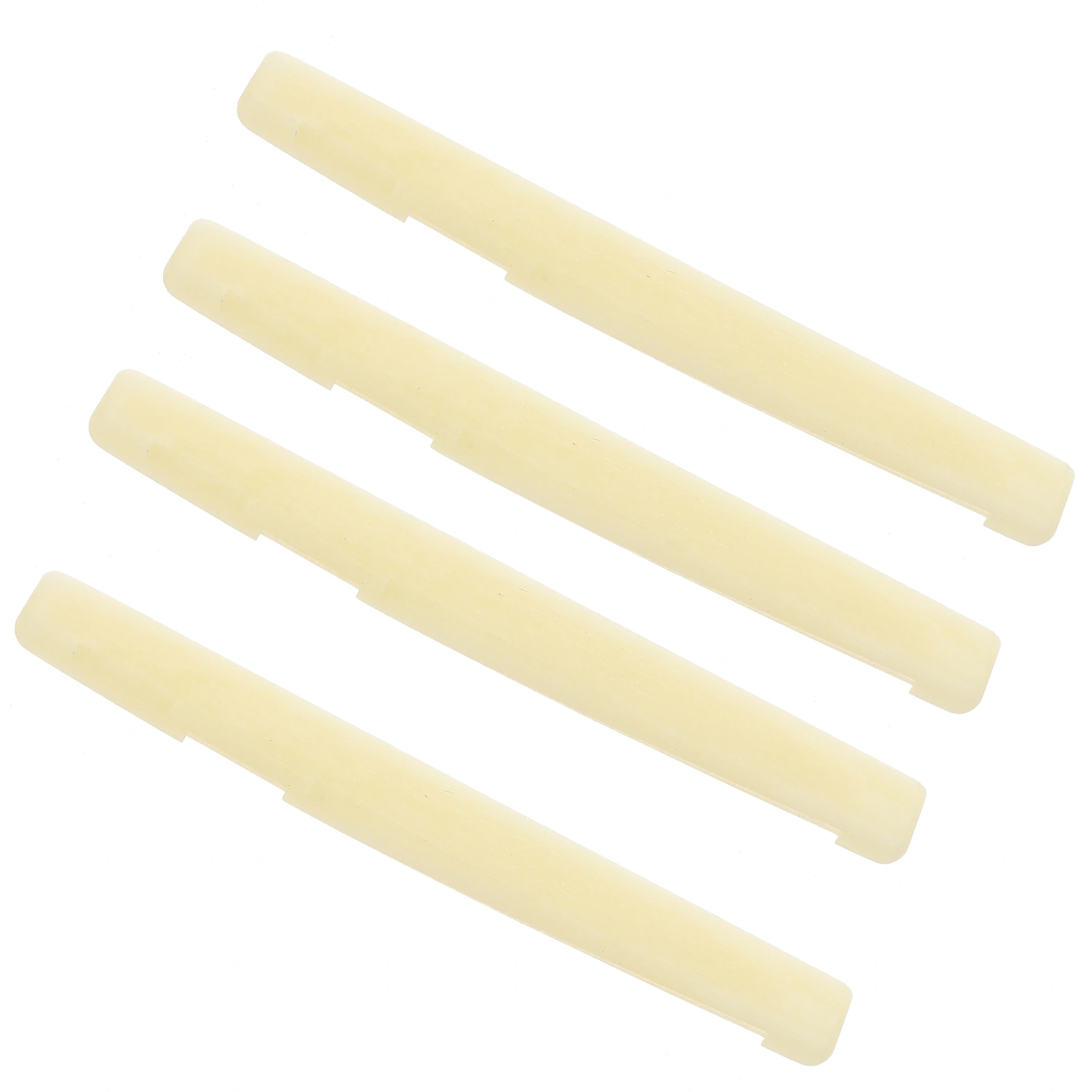 4pcs Folk Guitar Bridge Saddles Guitar Replacement Parts Folk Guitar Supplies