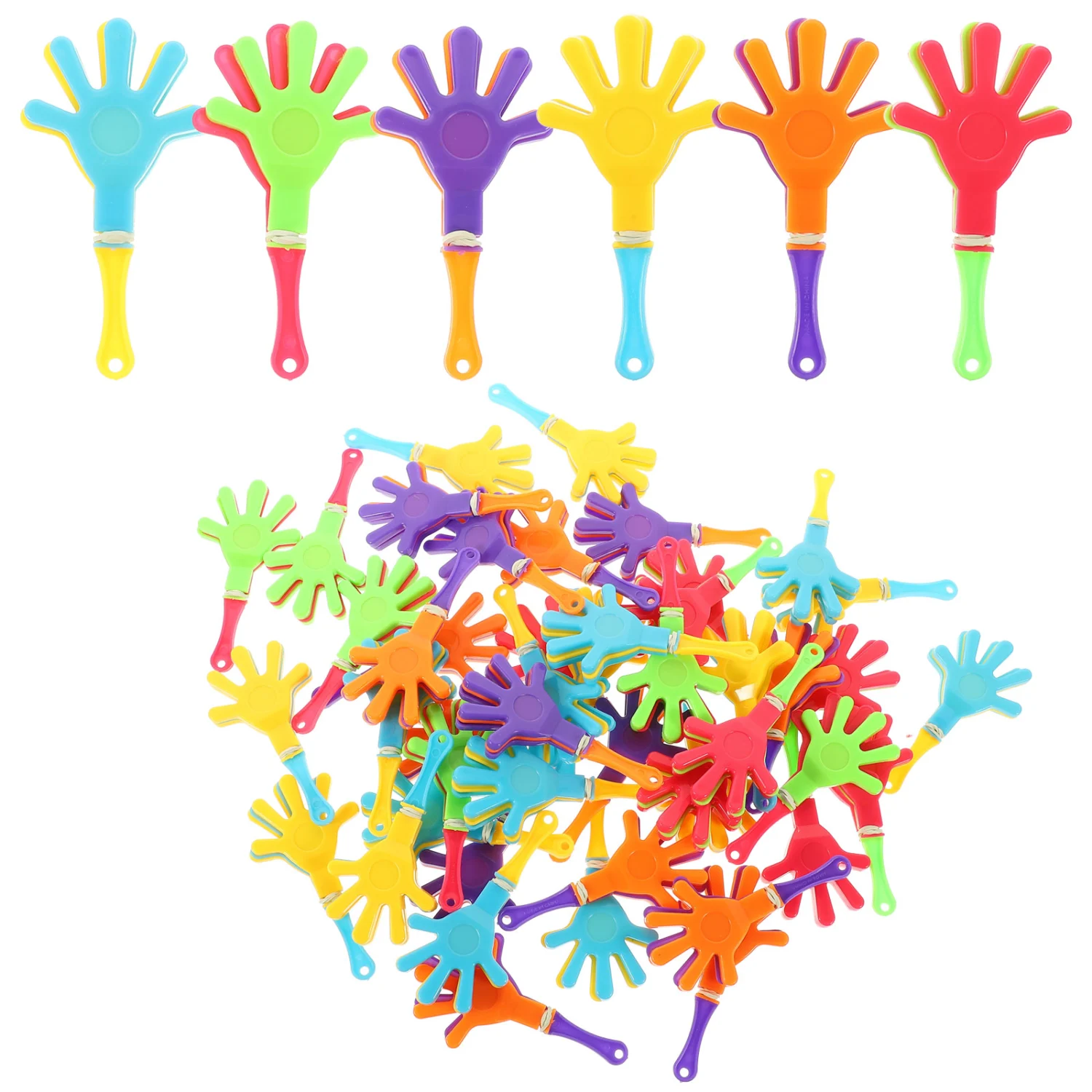50pcs Hands Clapper Game Hand Clappers Party Noisemaker Cheering Playthings