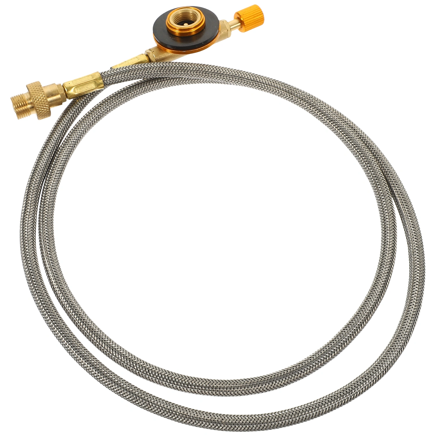 Propane Regulator with Hose Propane Tank Adjustable Regulator(3/8 Inch Flare and QCC1 Connector)