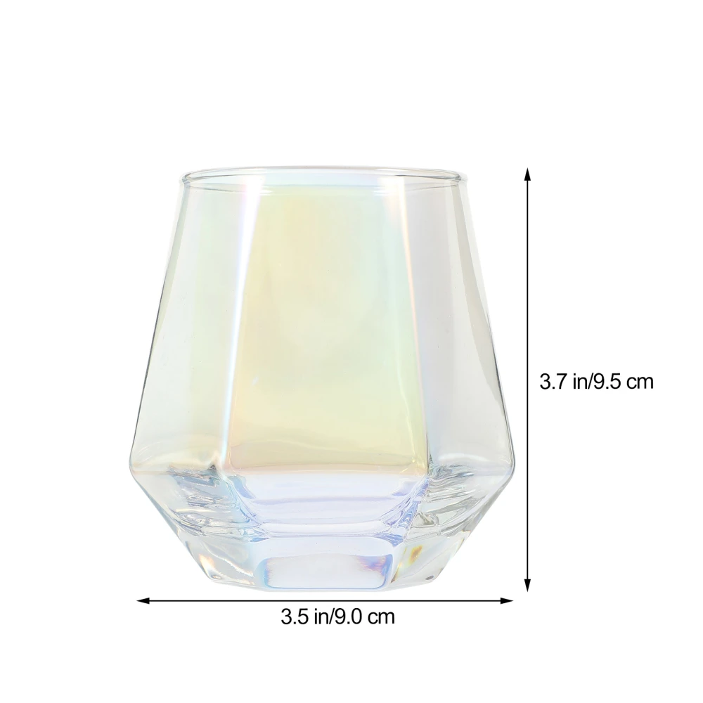 Glass Whiskey Cup Cold Drink Cup Decorative Wine Glass Juice Cup Glass Wine Cup Party Cup