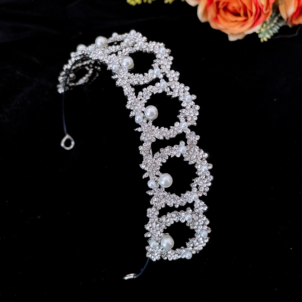 Wedding Crown Bridal Crown Rhinestone Crown Headband Decorative Crown Headband for Women