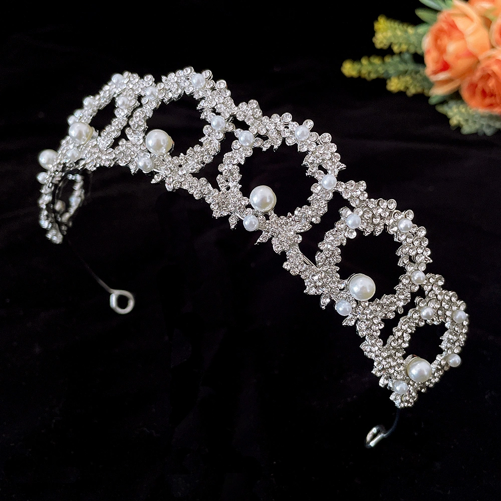 Wedding Crown Bridal Crown Rhinestone Crown Headband Decorative Crown Headband for Women