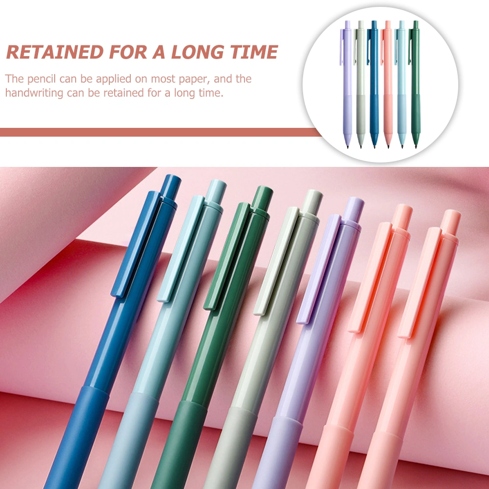 6Pcs Everlasting Pencil Erasable Pencil Inkless Pencil Sharpen Free Pencil No Ink Pen for Drawing