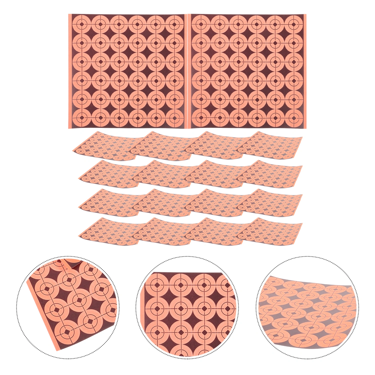 360pcs Shooting Target Paper Shooting Target Pasters Paper Practical Target Stickers