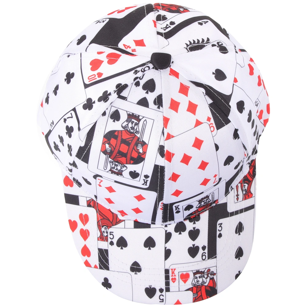 Baseball Cap Poker Hat Sun Protection Sun Hat Outdoor Sports Cap Fashionable Poker Cap