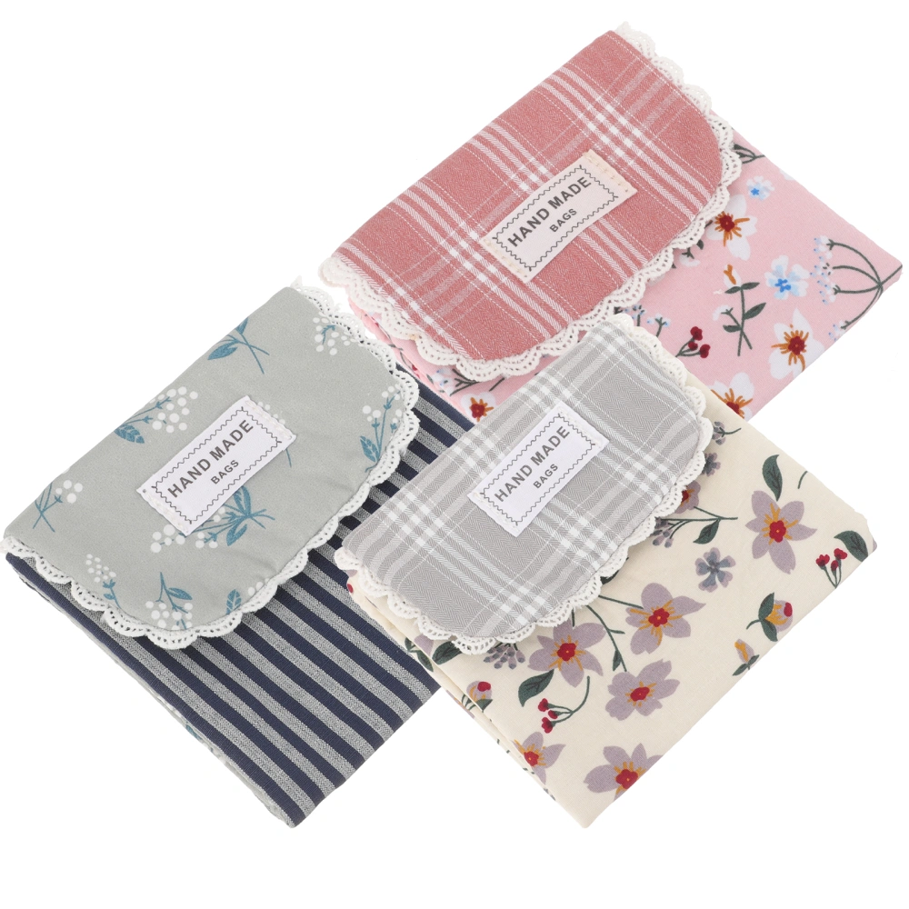 3Pcs Menstrual Pads Storage Bag Lady Sanitary Napkin Pouch Portable Tampon Storage Bag