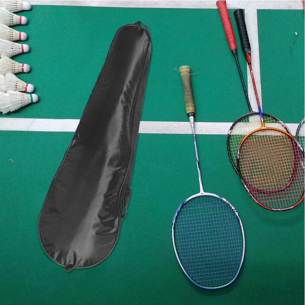 2 pcs Badminton Racket Cover Bags Badminton Racket Storage Bag with Adjustable Shoulder Strap