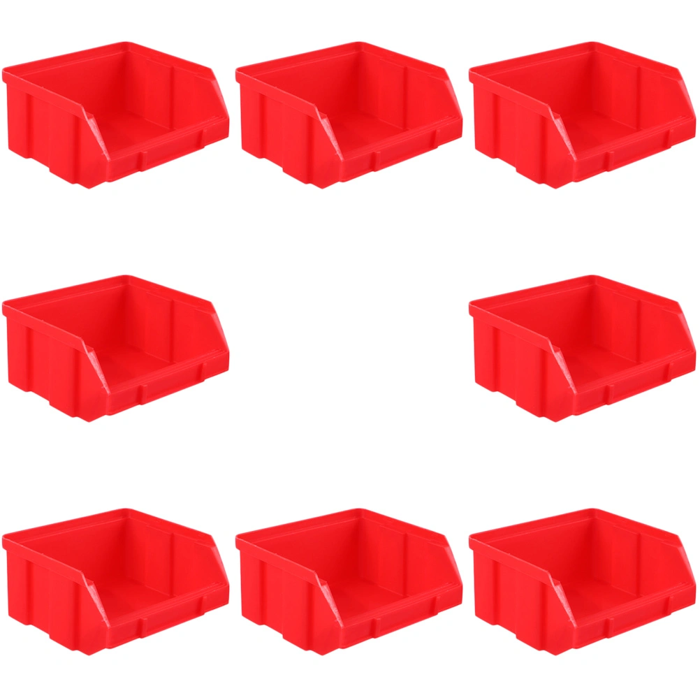 5Pcs Warehouse Storage Racks Components Storage Bins Stackable Parts Storage Bins