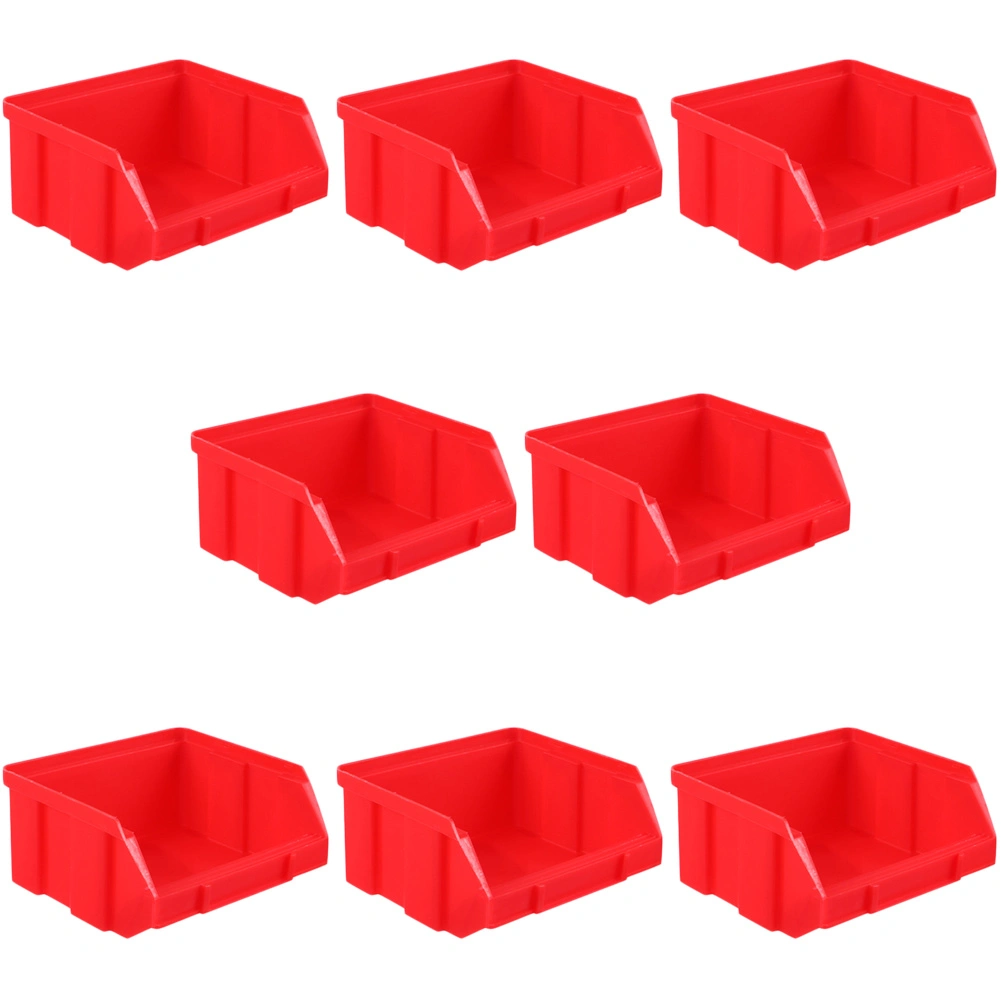 5Pcs Warehouse Storage Racks Components Storage Bins Stackable Parts Storage Bins