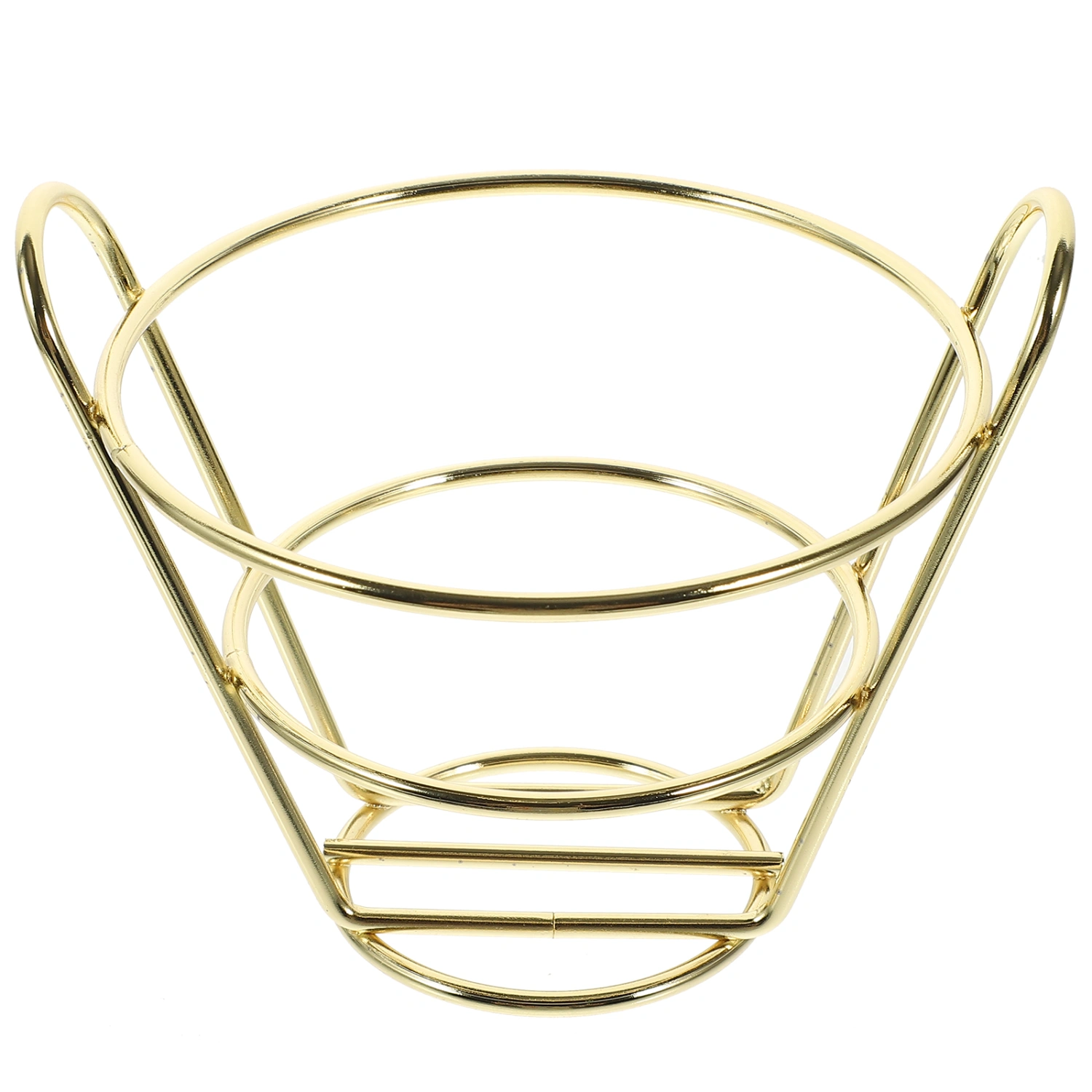 Hollow-out Snack Basket French Fries Holder Metal Snack Holder Fried Chicken Basket