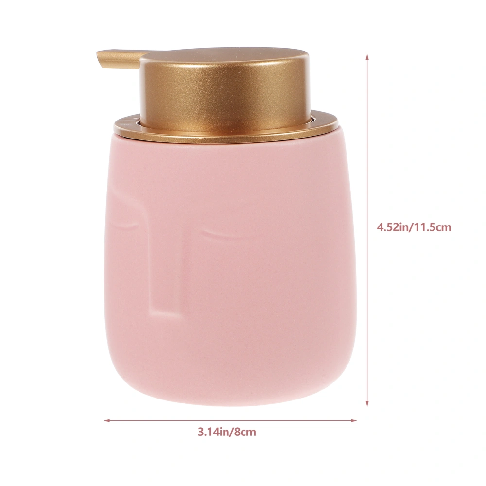 Portable Liquid Soap Dispenser Press Type Pump Bottle Shampoo Storage Container Bathroom Accessory