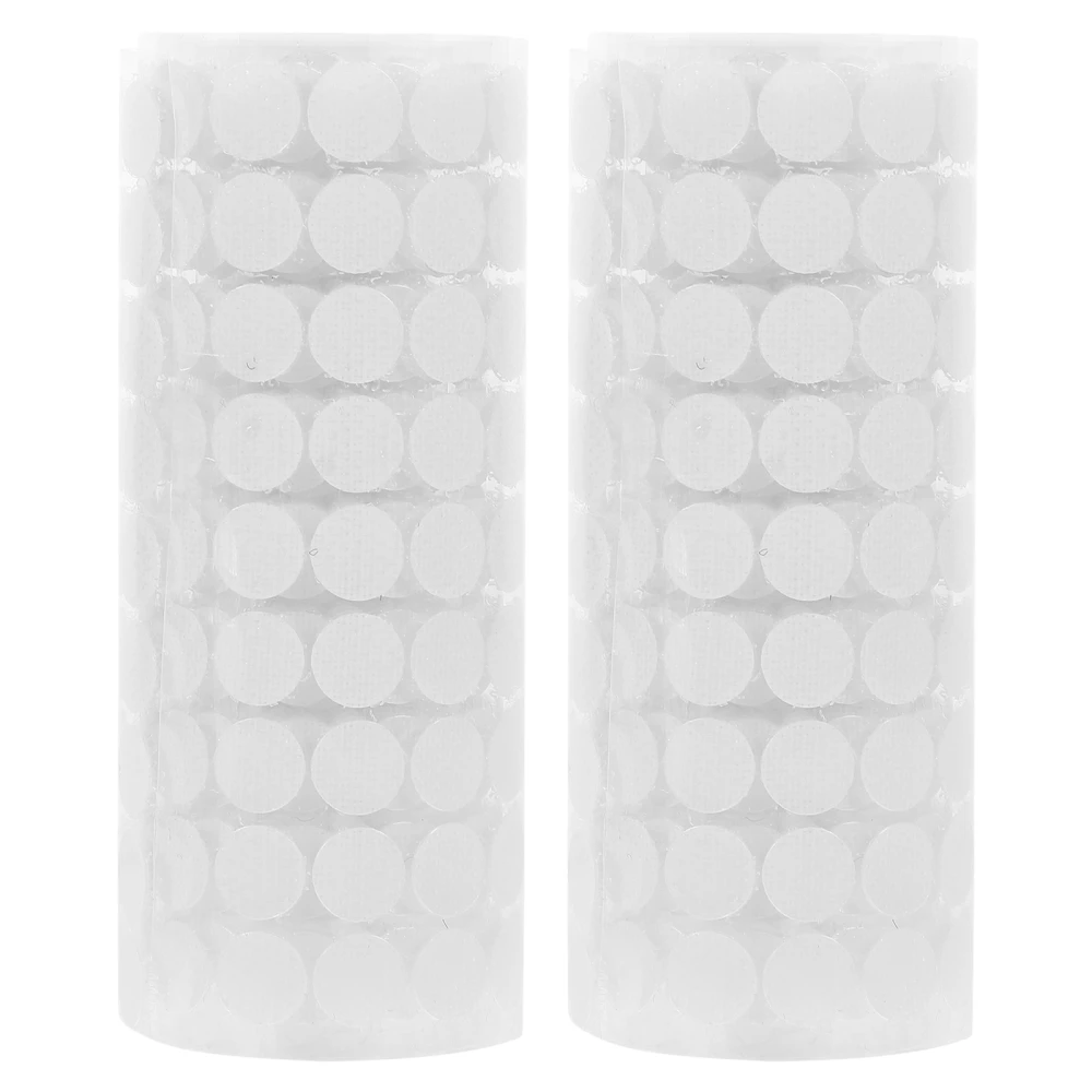 2 Rolls of Self-adhesive Dots Multipurpose Fastener Adhesive Dots Sticky Decals