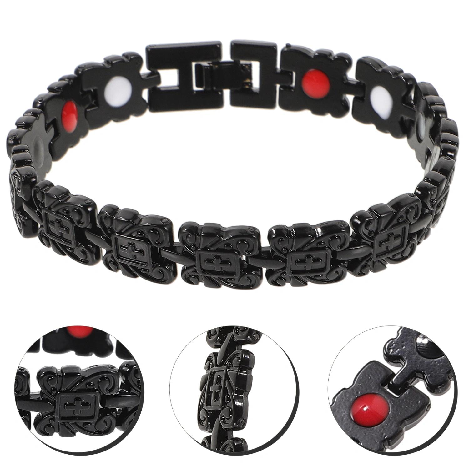 Retro Metal Bracelet Cross Design Bracelet Decorative Bracelet Vintage Bracelet Stylish Bracelet