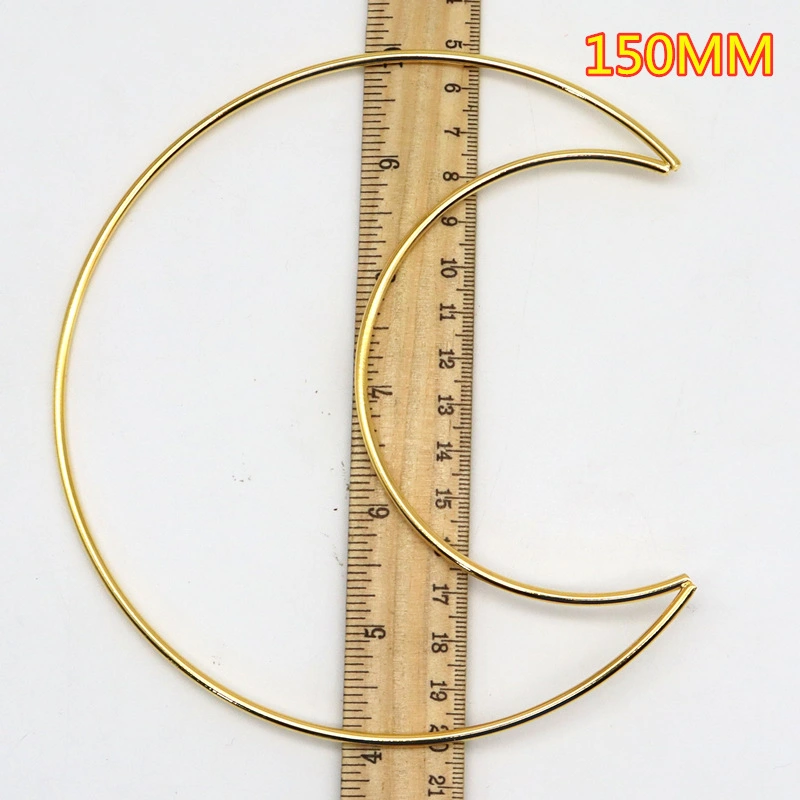 6Pcs Dream Catcher Rings Decorative Macrame Hoop Rings for DIY Crafts Wedding Decoration