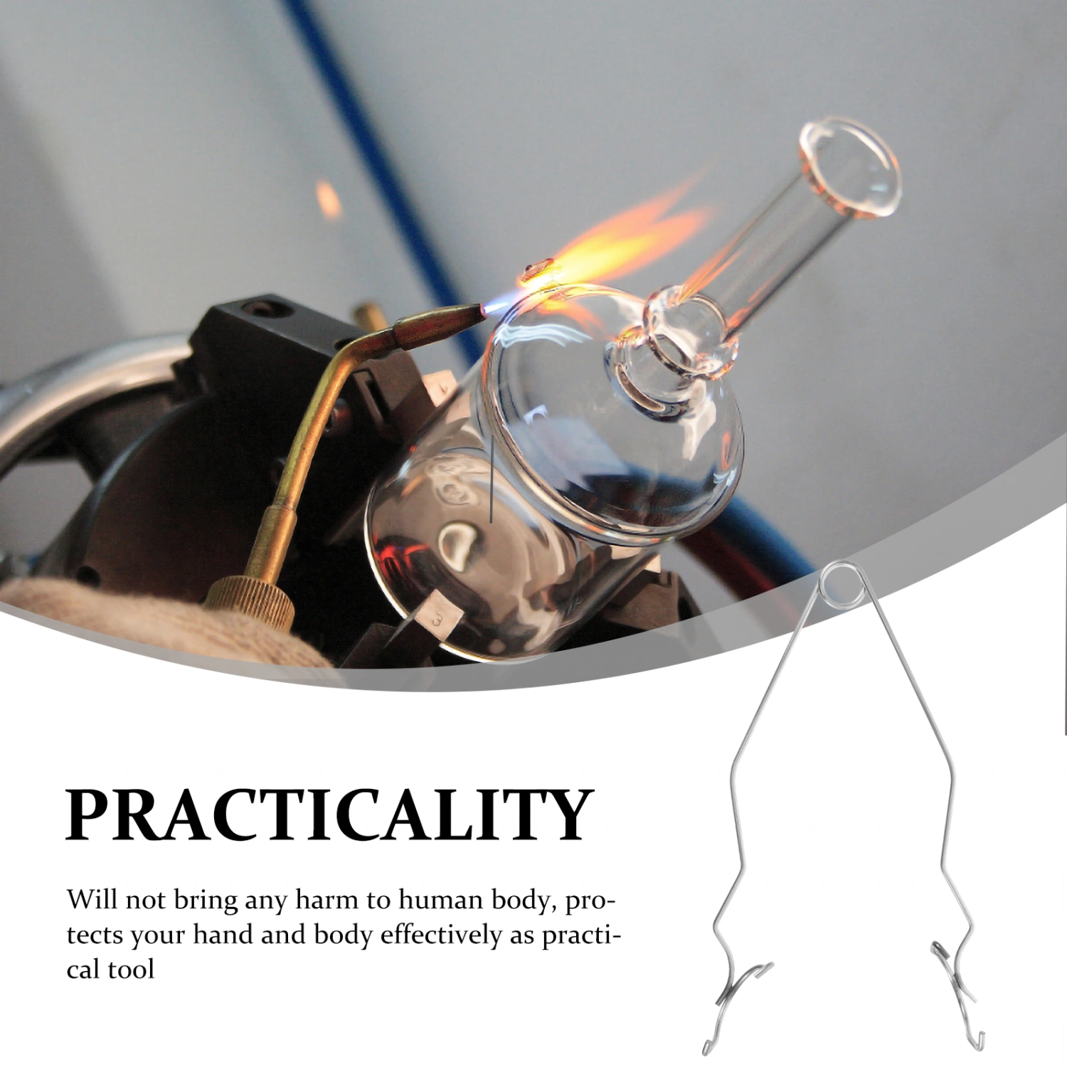 Professional Foundry Crucible Tong Gold Silver Metal Refining Casting Tool