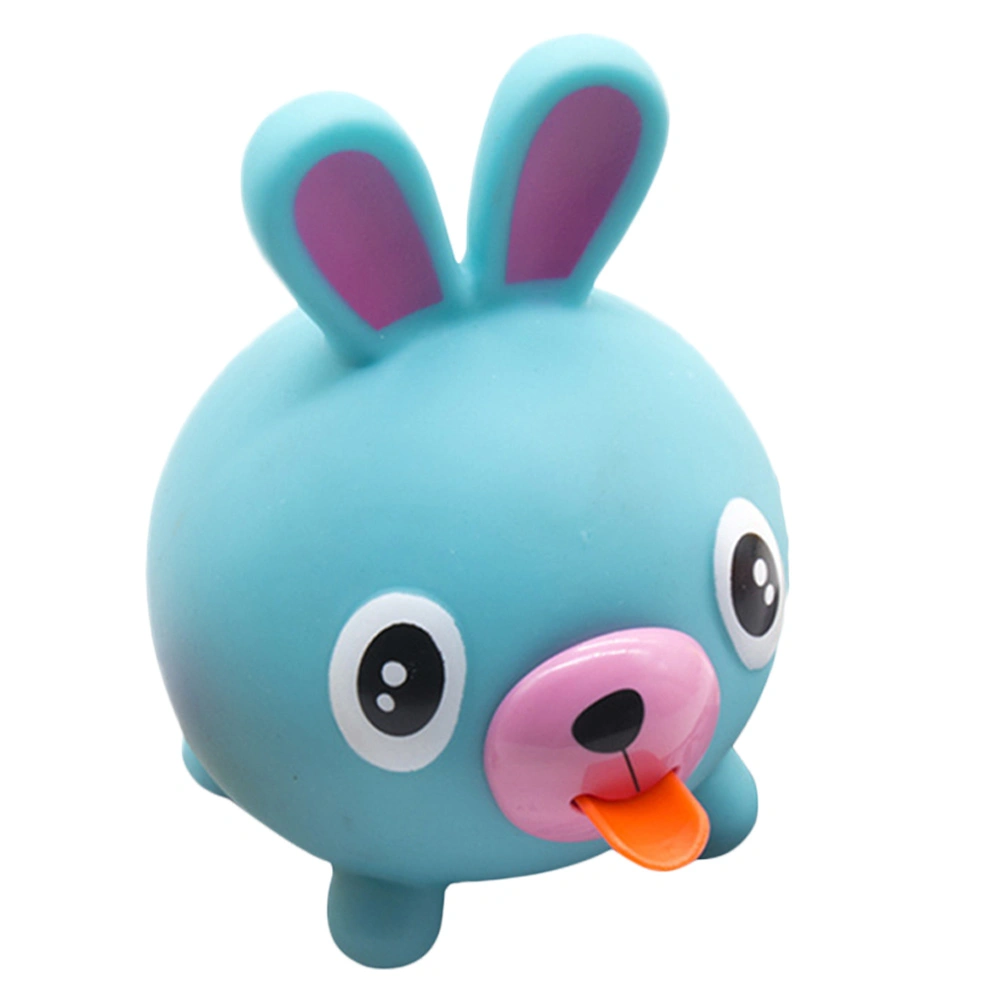 2pcs Cartoon Animal Squeeze Toy Tongue Out Squeeze Animal Toy Decompression Toy
