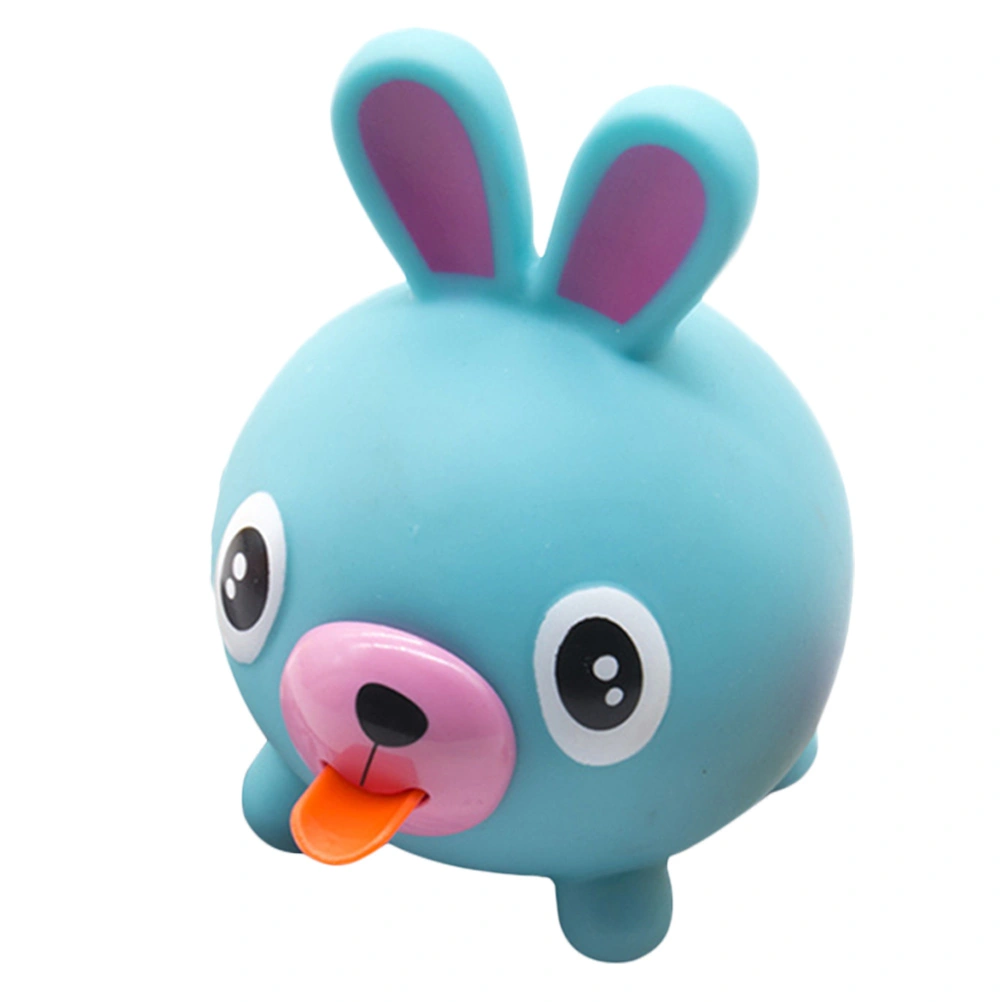 2pcs Cartoon Animal Squeeze Toy Tongue Out Squeeze Animal Toy Decompression Toy