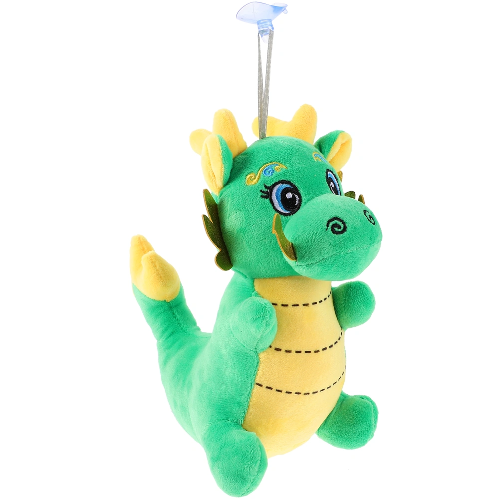 Plush Chinese Dragon Stuffed Animal Chinese New Year Mascot Doll with Lanyard Suction Cup