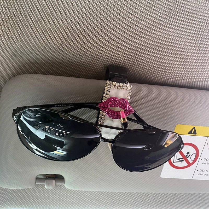 Vehicle-mounted Sunglasses Clip Car Sun Visor Sunglasses Holder Delicate Glasses Organizer