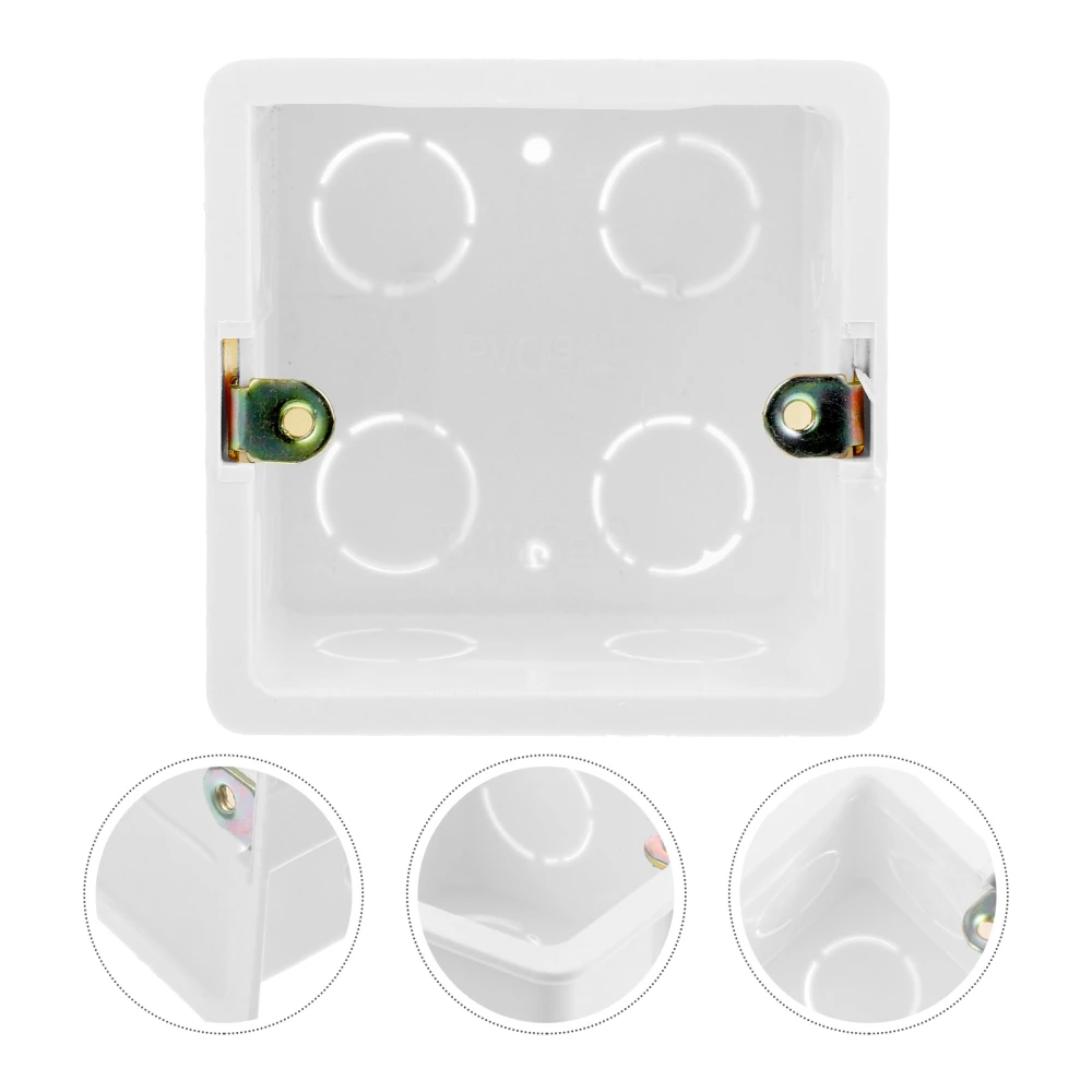 10pcs 86 Type Wall Socket Box Hidden Installation Box Switch Installation Boxes