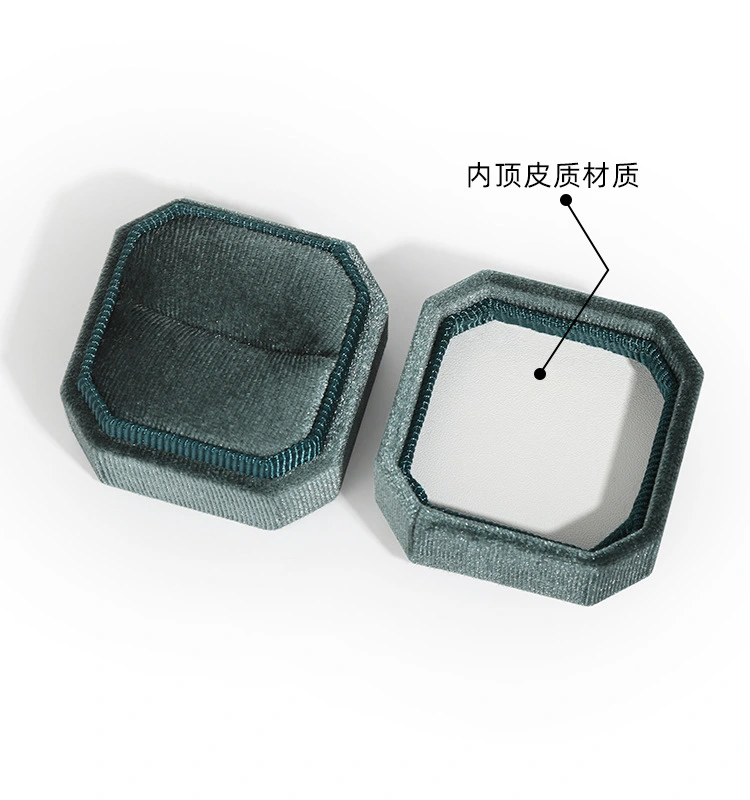 3pcs Ring Boxes Octagonal Jewelry Boxes Engagement Ring Boxes Jewelry Gift Boxes