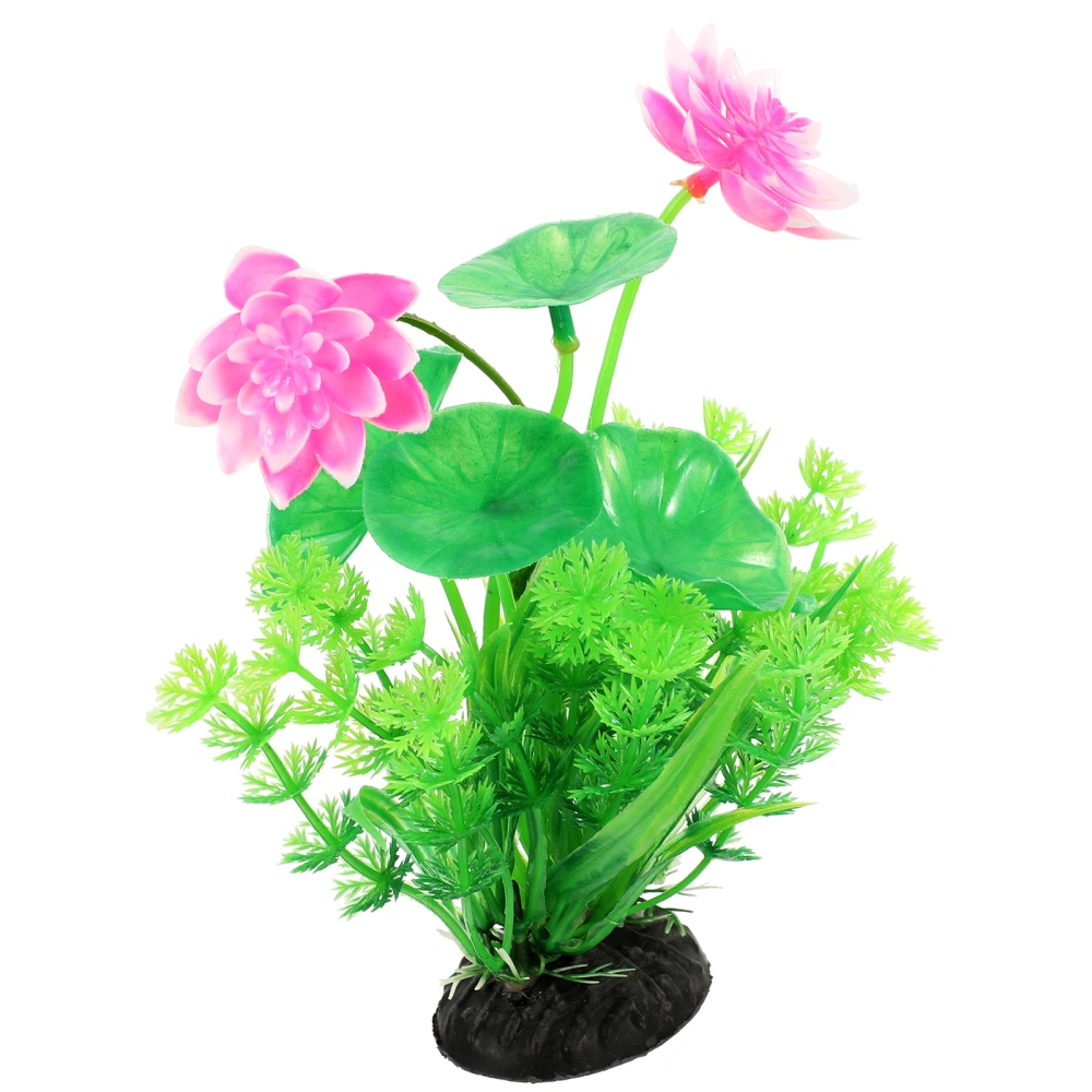 Desktop Aquarium Decor Fake Fish Tank Plant Decorative Aquarium Plant Fish Tank Accessory