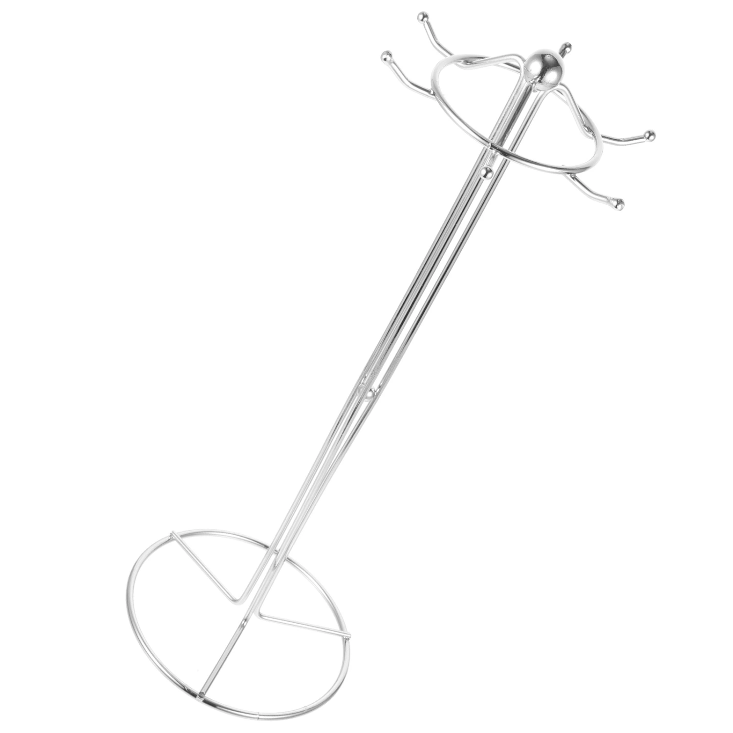 Kitchen Utensil Stand Sturdy Iron Cooking Utensil Holder Versatile Spoon Soup Ladle Spatula Organizer(6 Hook)