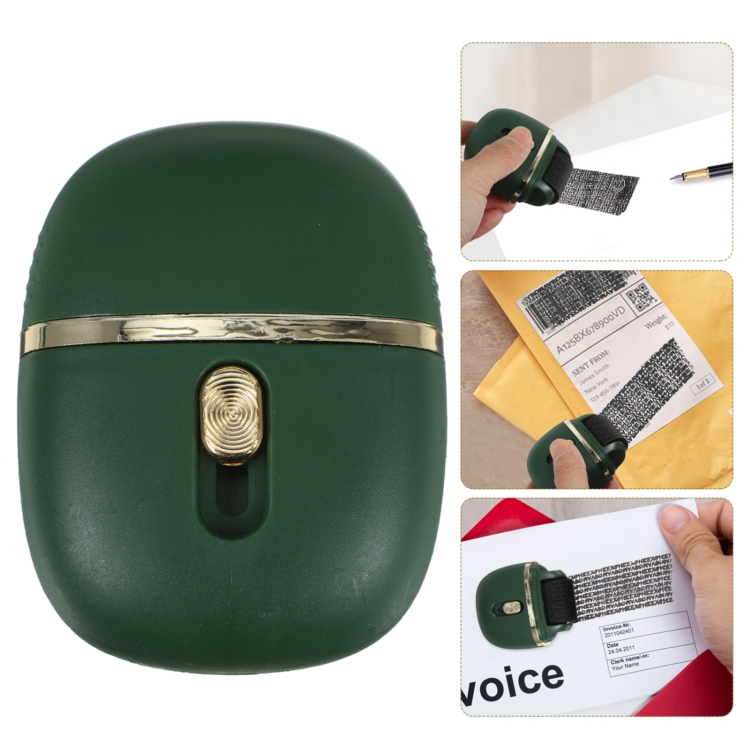 Identity Theft-protection Roller Stamp Convenient Roller Stamp Portable Confidential Roller Stamp