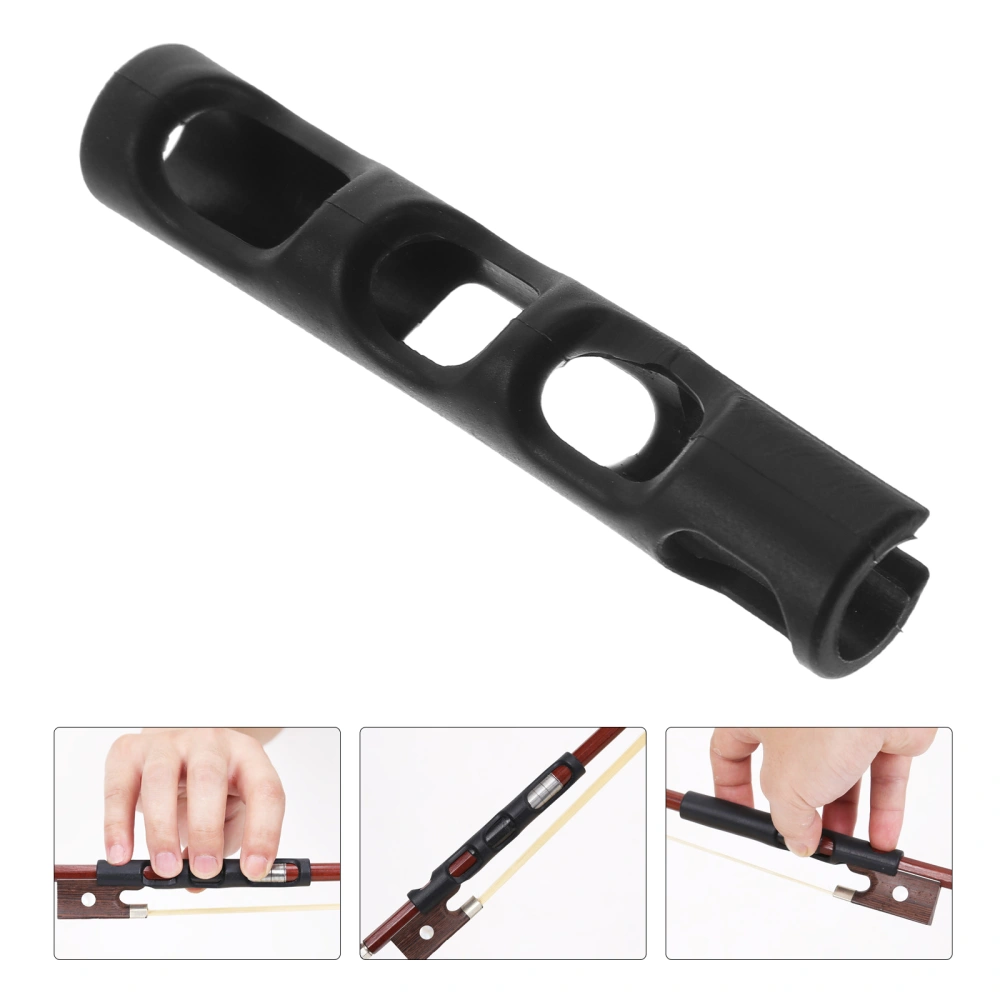 Violin Bow Grip Rubber Violin Posture Correction Grasp 1/8-1/10 Bow Posture Corrector