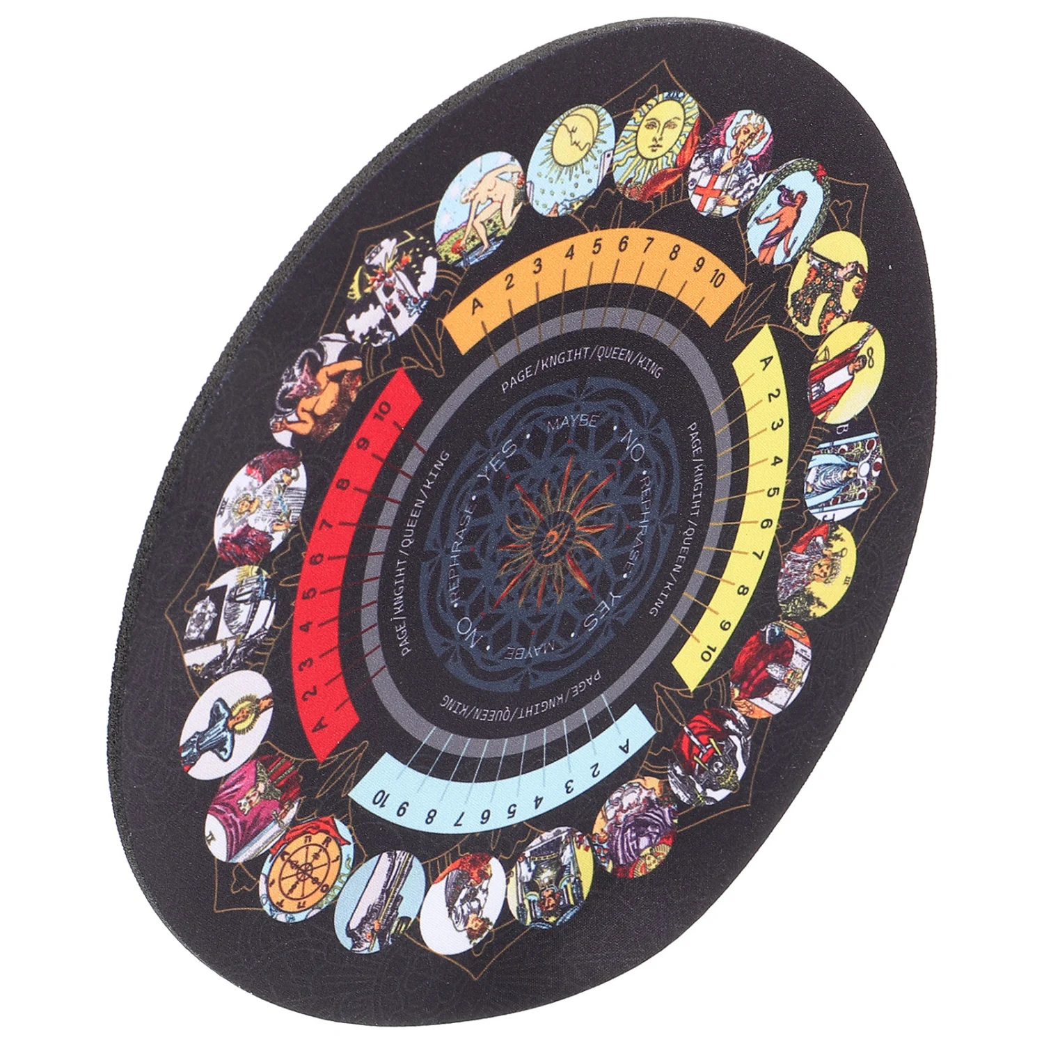 Divination Tablecloth Altar Tarot Card Cloth Tarot Divination Pad Rubber Pad for Divination