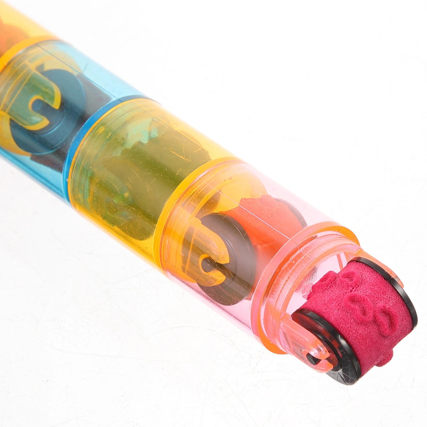 1 Set Portable Roller with Ink Pad Stamper Art Paint Roller Cartoon Painting Supplies for Diy