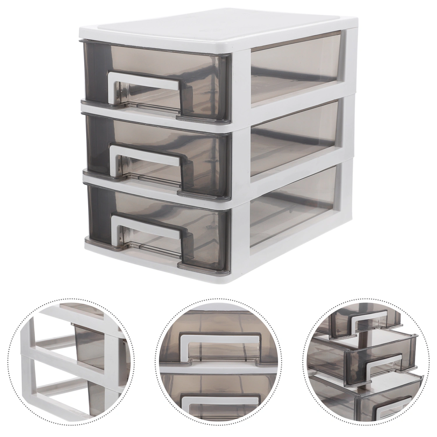 Desktop Drawer Organizer Multi-Layer Chest Box Small Plastic Office Storage Box Cosmetic Holder