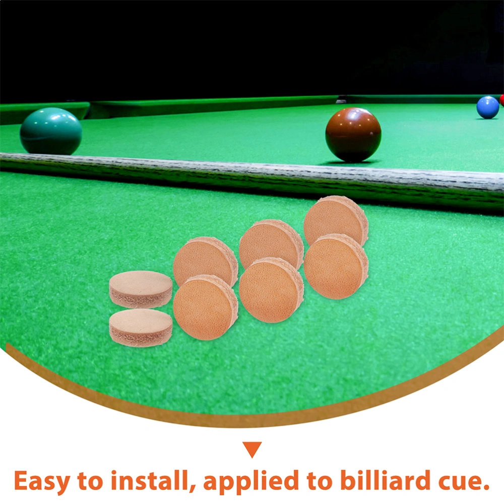 30Pcs Billiard Pool Cue Tips Pool Stick Tips Pool Cue Tips Replacement Kit Billiard Cue Tips