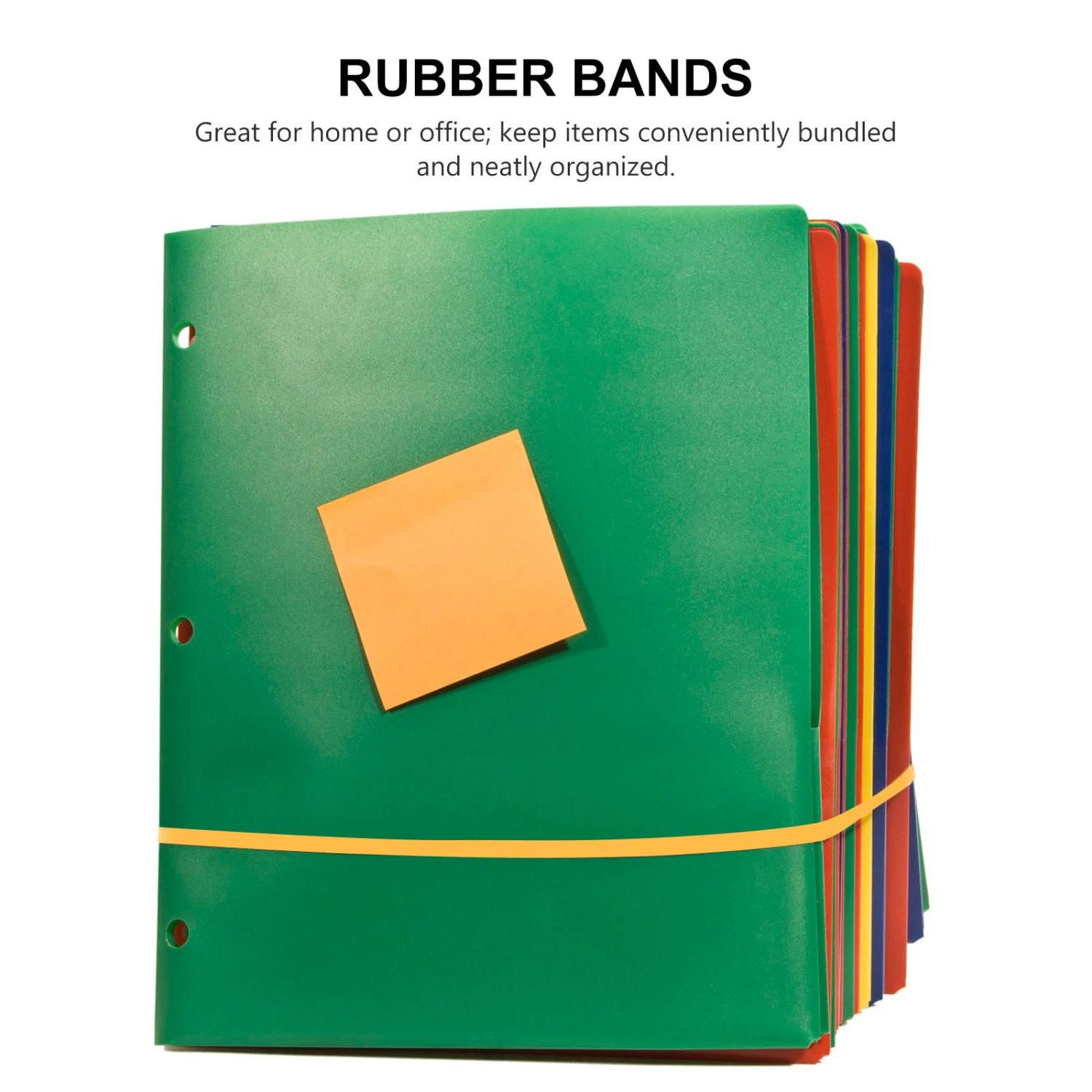800Pcs Large Heavy Duty Elastic Rubber Bands Wide Wrapping Bands for Industry Home