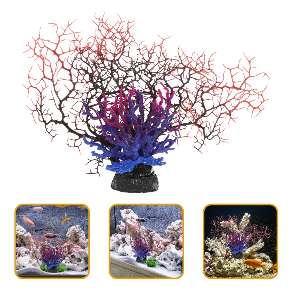 Simulation Coral Aquarium Fish Tank Coral Landscaping Coral Decor Coral Ornament