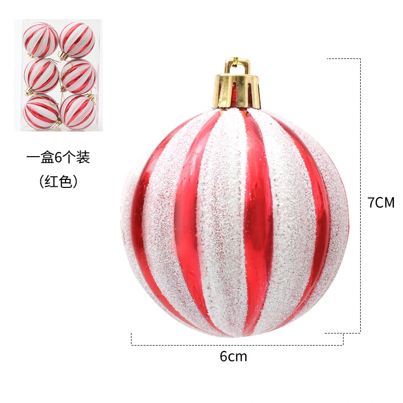 18pcs Christmas Ball Ornaments Plastic Xmas Balls Party Decorative Xmas Balls