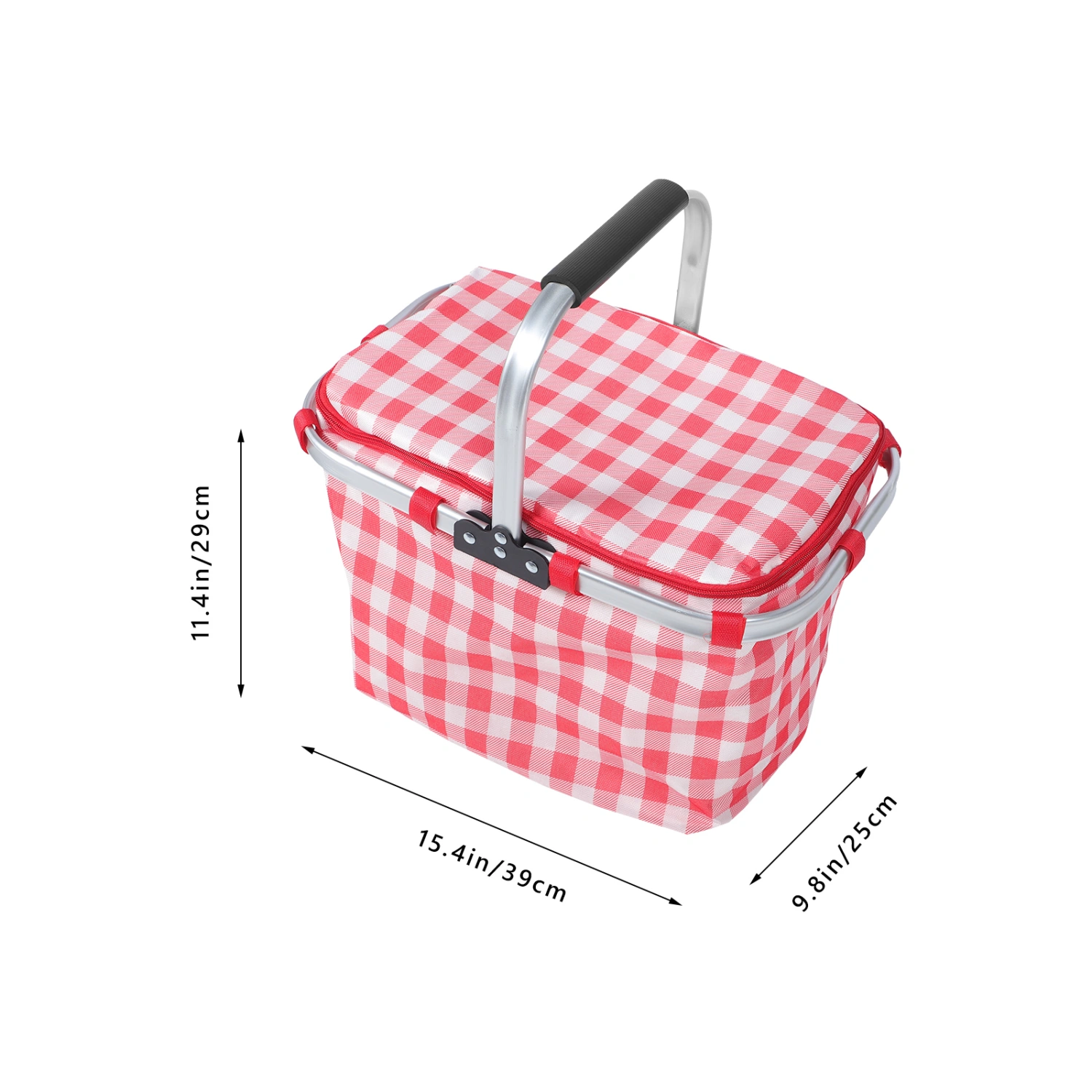 Picnic Basket Insulated Food Bag Picnic Food Carrying Bag Outdoor Storage Basket Camping Bag