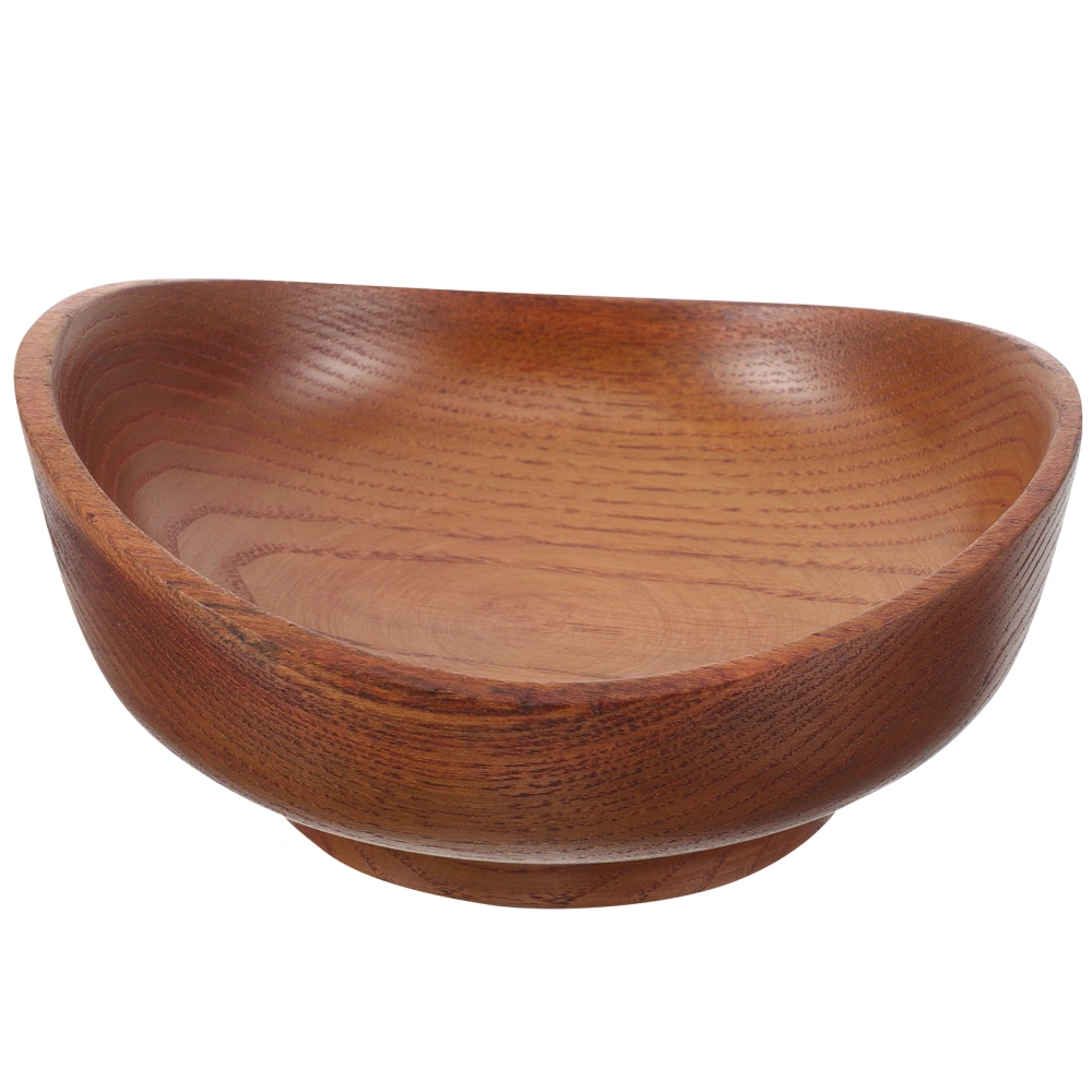 Wooden Bowl Fruit Bowl Salad Bowl Noodles Bowl Multi-function Wooden Serving Bowl