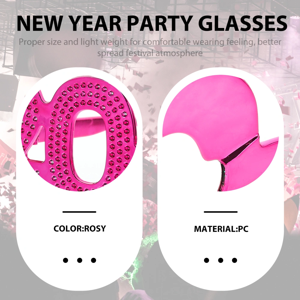 Performance 2024 Eyeglasses New Year Party Glasses Party Photography Prop Photo Prop