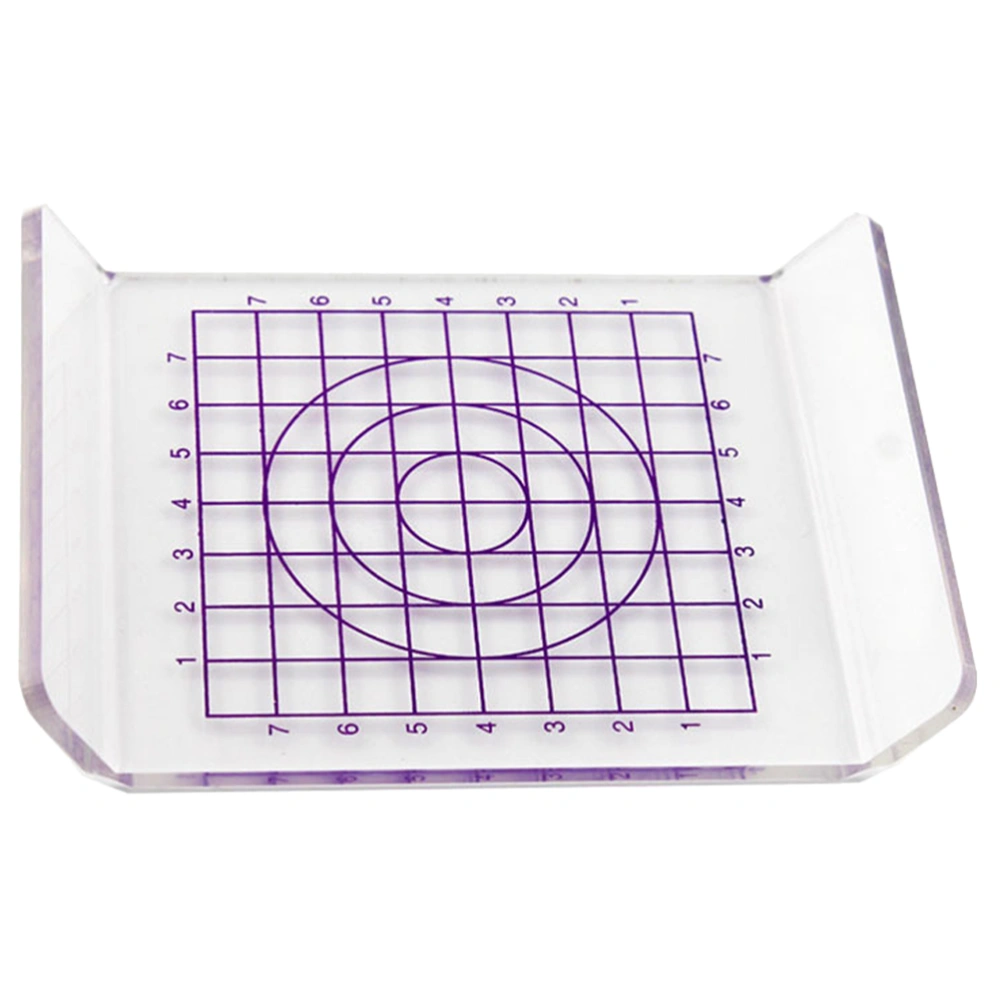 Plastic Press Board with Grid Clay Pottery Craft Tool for Shaping Sculpting Handmade DIY Clay Tool