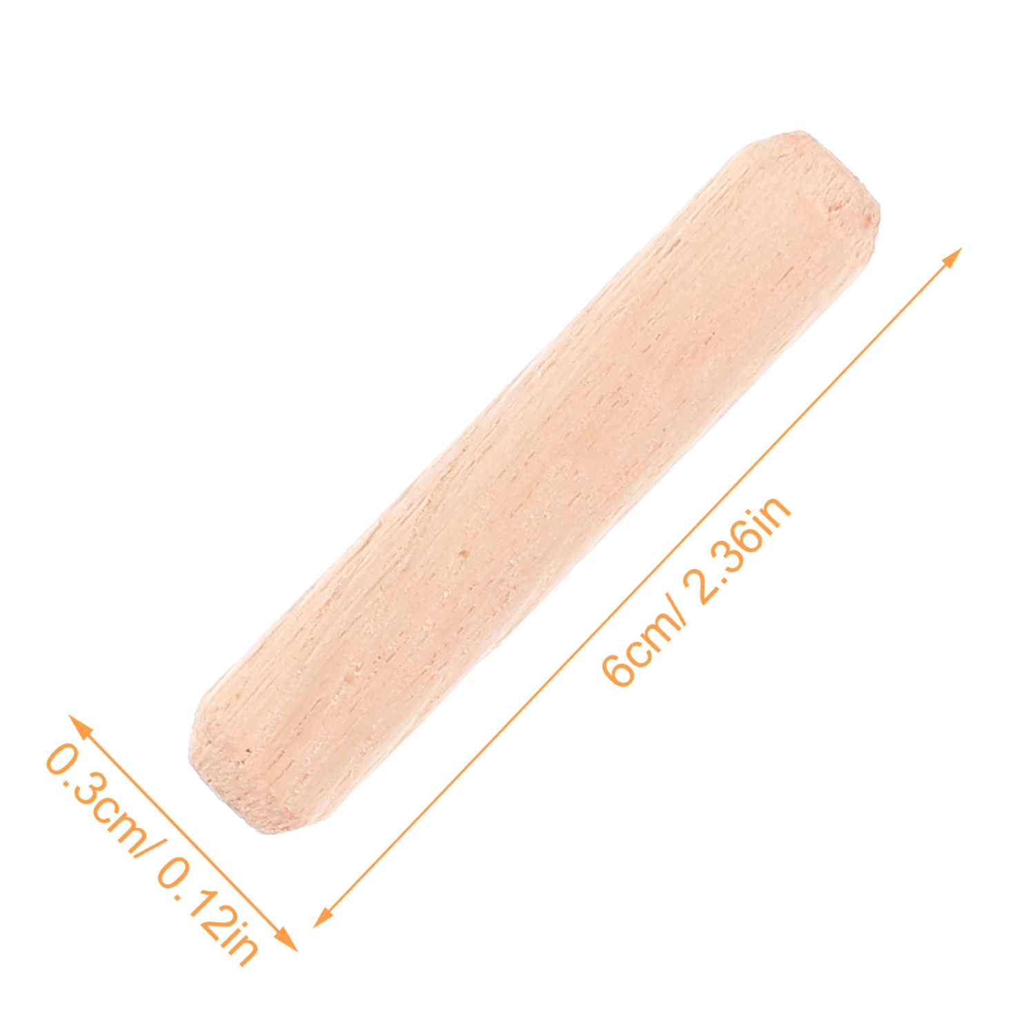 1000pcs Round Wood Plug Rods Wood Stick Dowel Rod Handmade Craft Making Wooden Rod