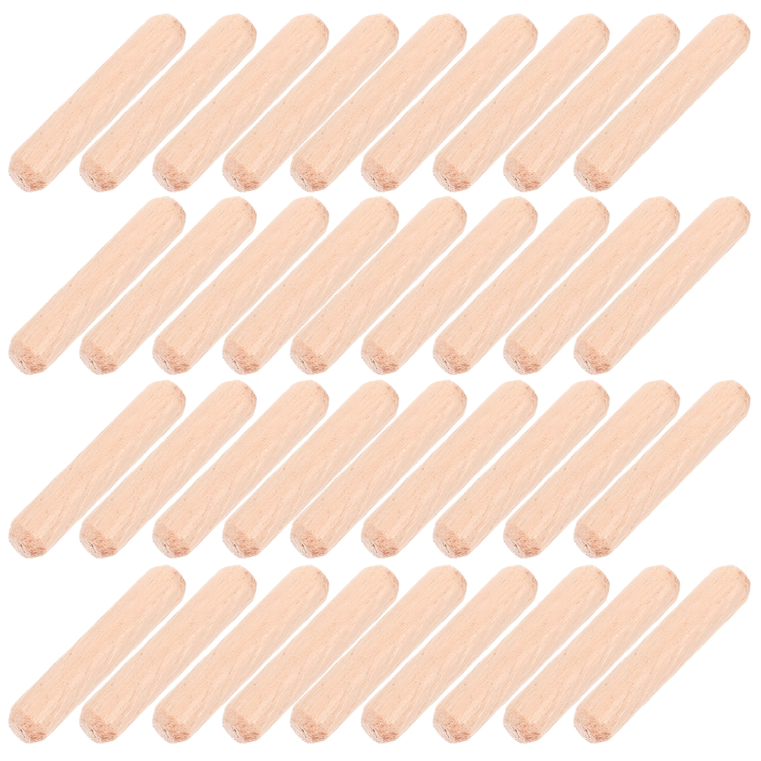 1000pcs Round Wood Plug Rods Wood Stick Dowel Rod Handmade Craft Making Wooden Rod