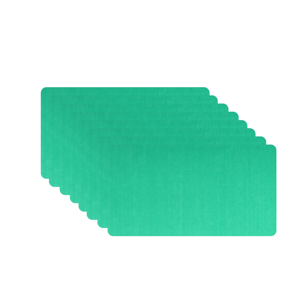 100Pcs Engraved Business Cards Metal Name Cards Blank Metal Cards Sublimation Metal Business Cards